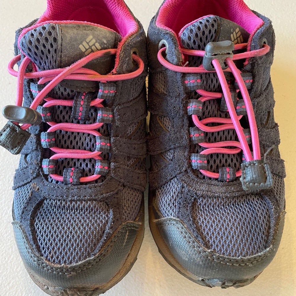 Columbia Kids Sneakers in Gray and Pink